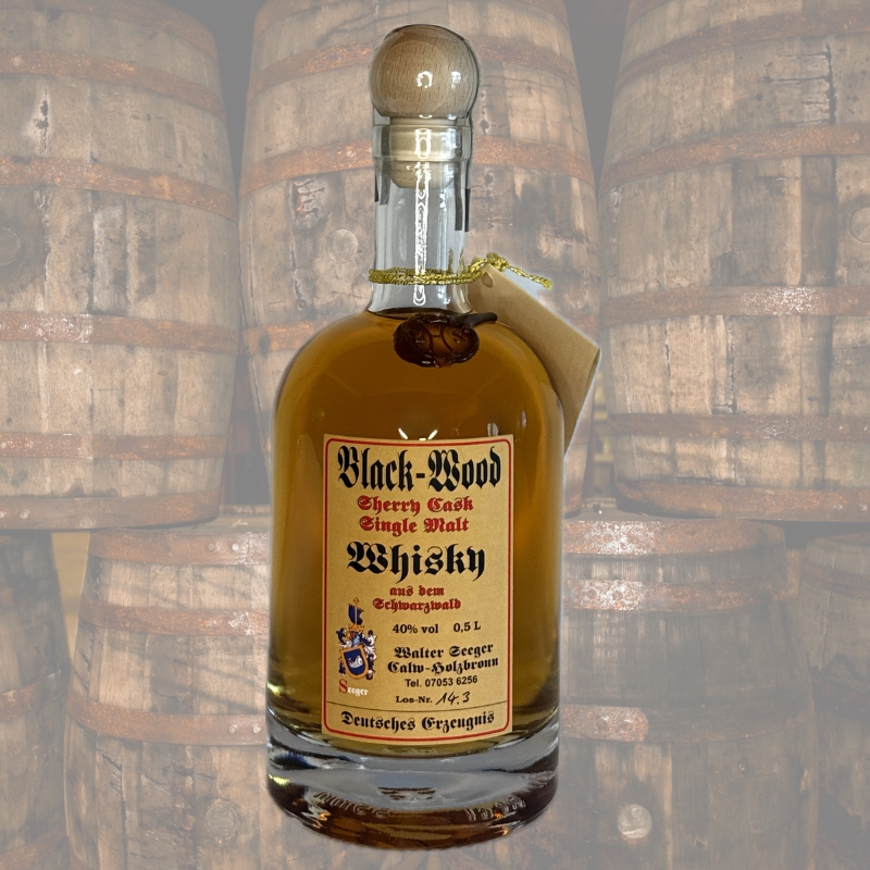 Black-Wood Whisky – Single Malt 40% Vol.