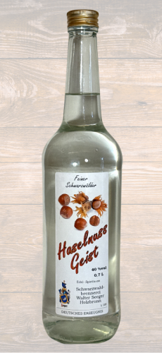 Haselnuss Geist 40% Vol.